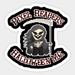 Pixel Reapers Halloween M.C. (Front) Sticker
